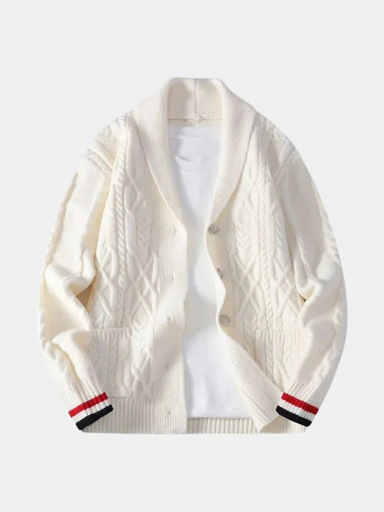 Academy Shawl-Neck Knit | Savile & Co.