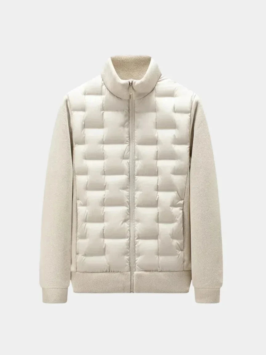 Alpine Cream Hybrid Jacket | Savile & Co.