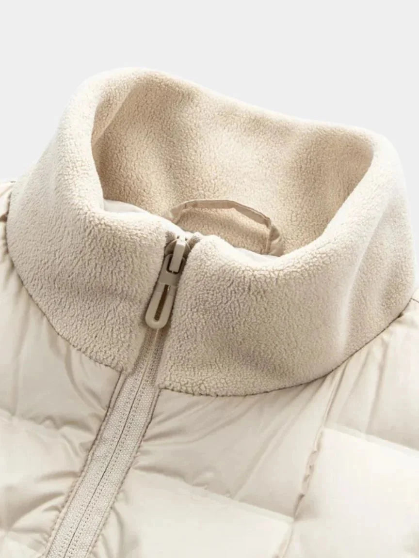 Alpine Cream Hybrid Jacket | Savile & Co.