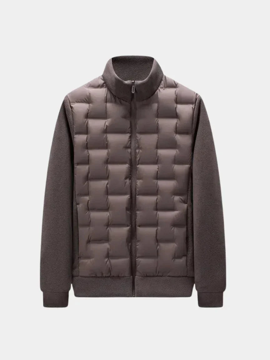 Alpine Cream Hybrid Jacket | Savile & Co.