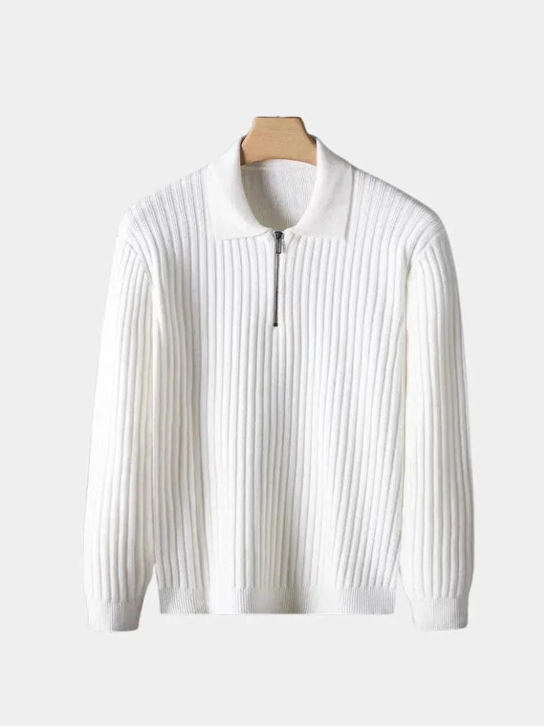 Alpine Riviera Knit Polo Pullover | Savile & Co.
