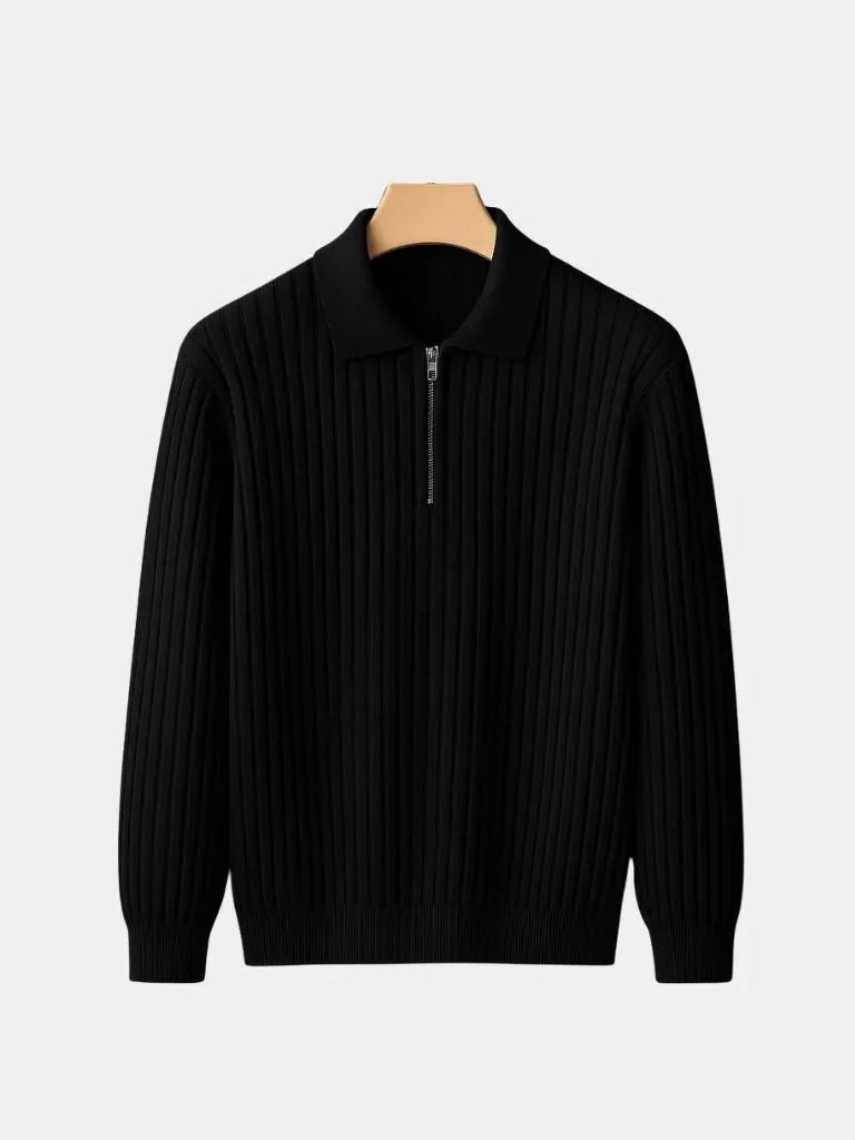 Alpine Riviera Knit Polo Pullover | Savile & Co.