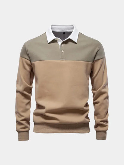Alpine Zip-Neck Polo Pullover | Savile & Co.