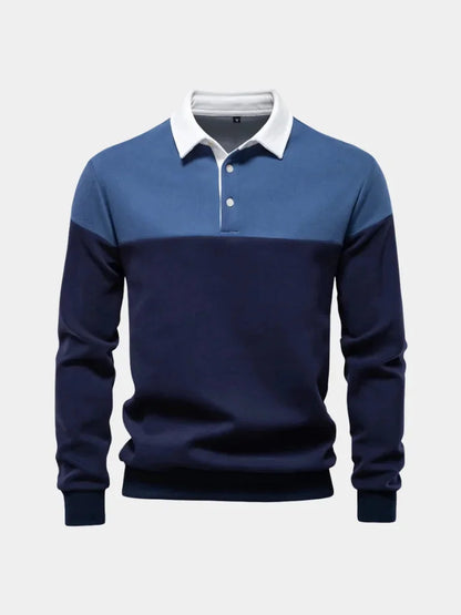 Alpine Zip-Neck Polo Pullover | Savile & Co.