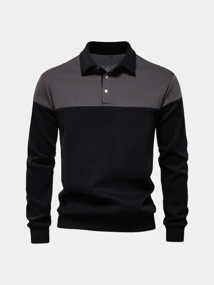 Alpine Zip-Neck Polo Pullover | Savile & Co.
