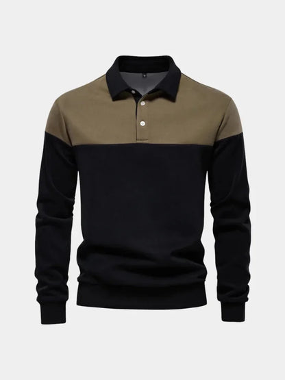 Alpine Zip-Neck Polo Pullover | Savile & Co.
