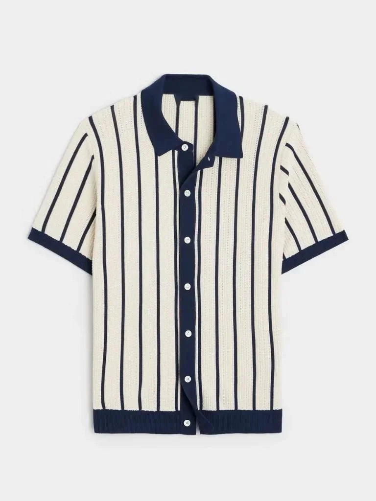 Atlantic Frame Knit Polo | Savile & Co.