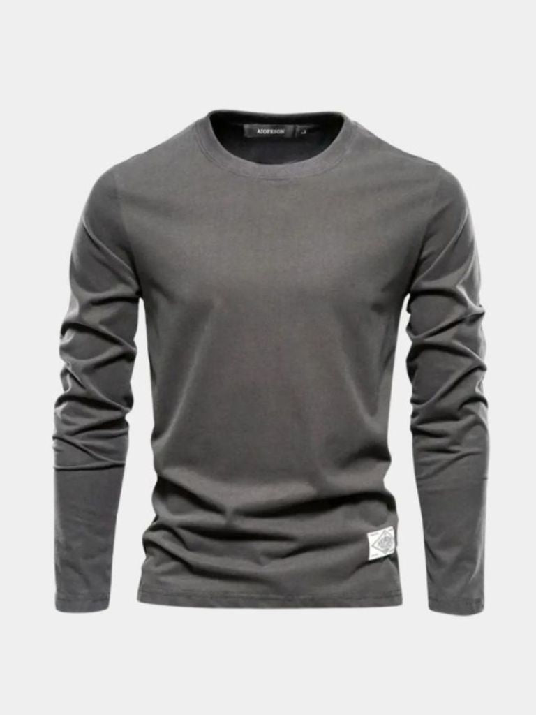 Slim Fit Long Sleeve T-Shirt | Savile & Co.