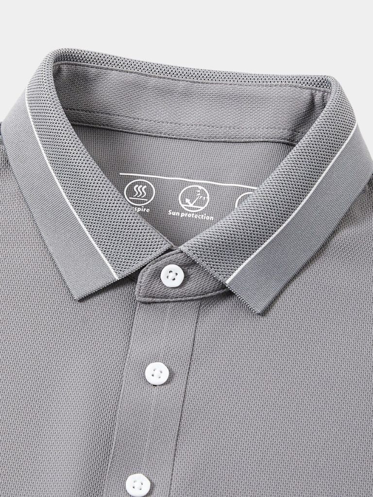 Steel Grey Polo | Savile & Co.