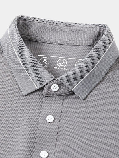 Steel Grey Polo | Savile & Co.
