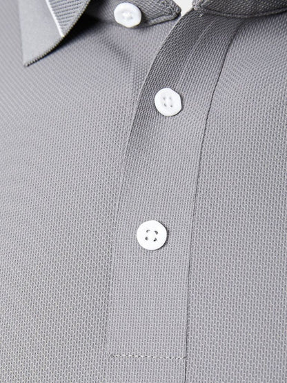 Steel Grey Polo | Savile & Co.