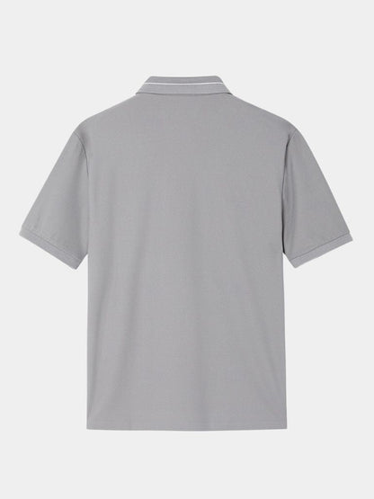 Steel Grey Polo | Savile & Co.