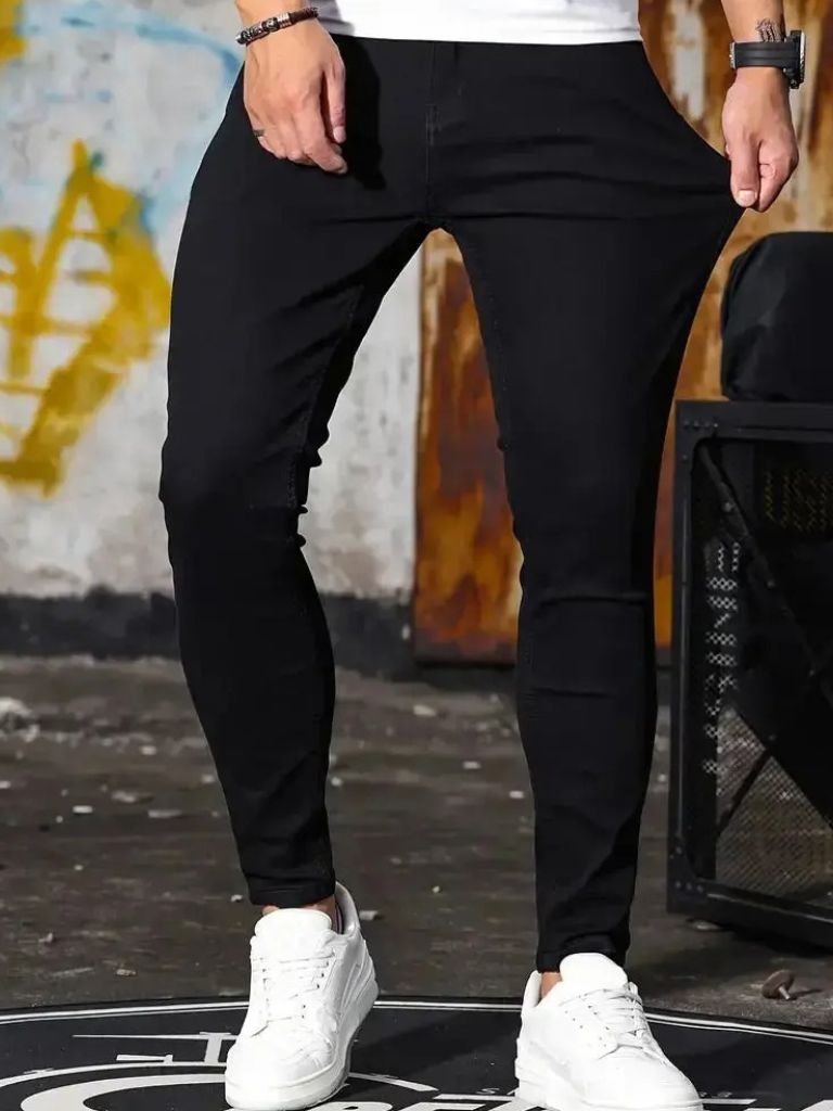 Stretchy Skinny Denim Jeans Trousers | Savile & Co.