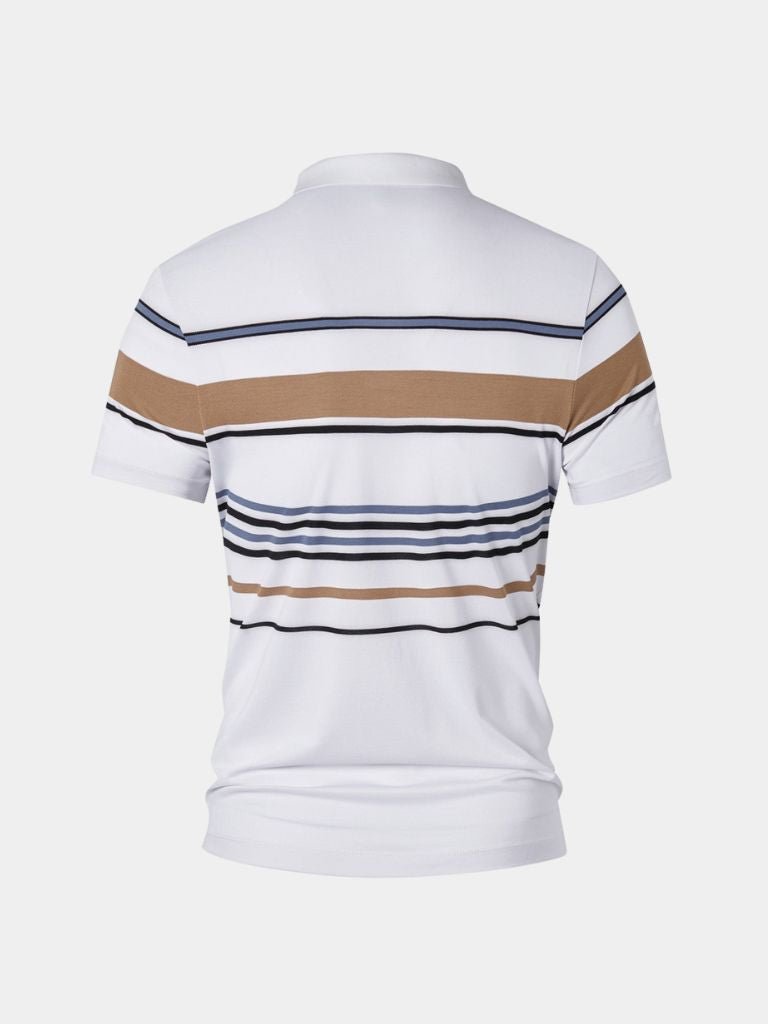 Sunset Stripe Polo | Savile & Co.
