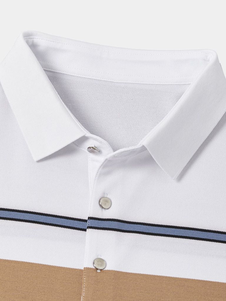 Sunset Stripe Polo | Savile & Co.