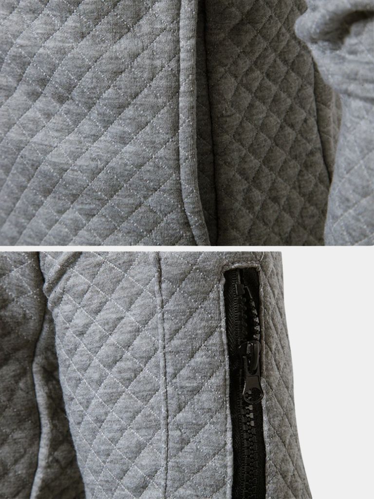 Textured Casual Bomber Jacket | Savile & Co.
