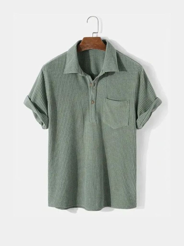 Textured Short Sleeve Shirt | Savile & Co.