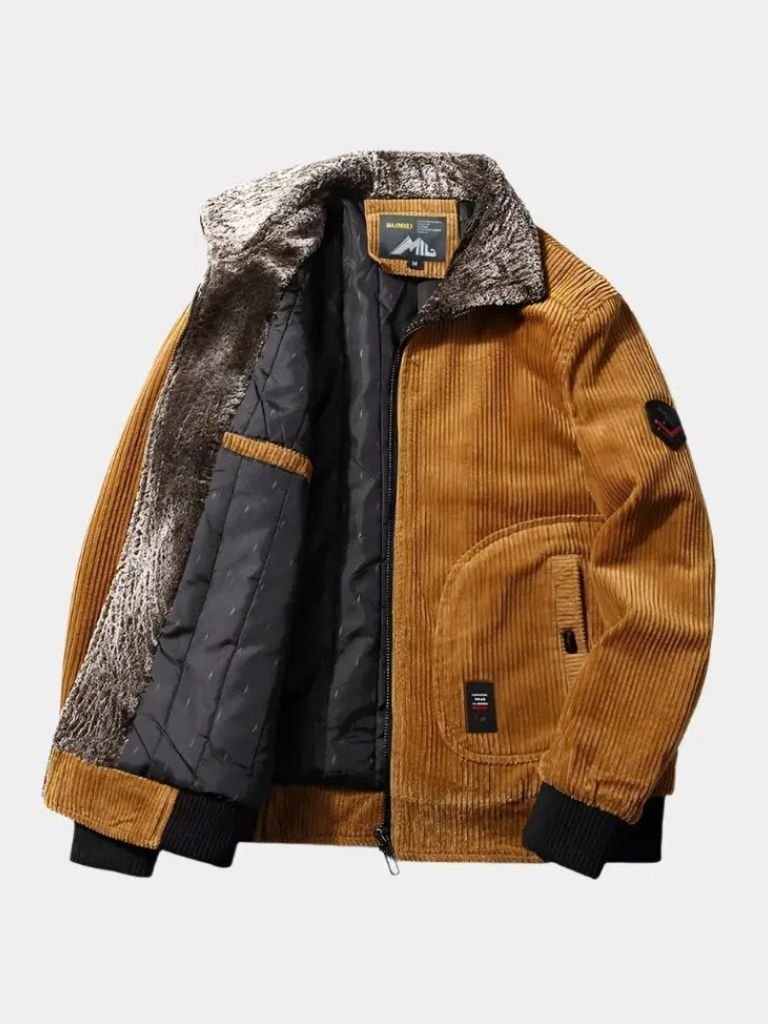 Thermal Windbreaker Corduroy Jacket | Savile & Co.