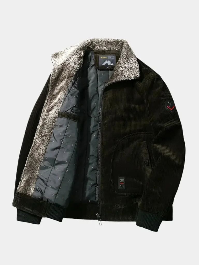 Thermal Windbreaker Corduroy Jacket | Savile & Co.