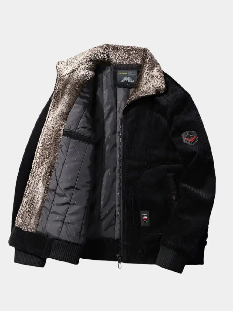 Thermal Windbreaker Corduroy Jacket | Savile & Co.