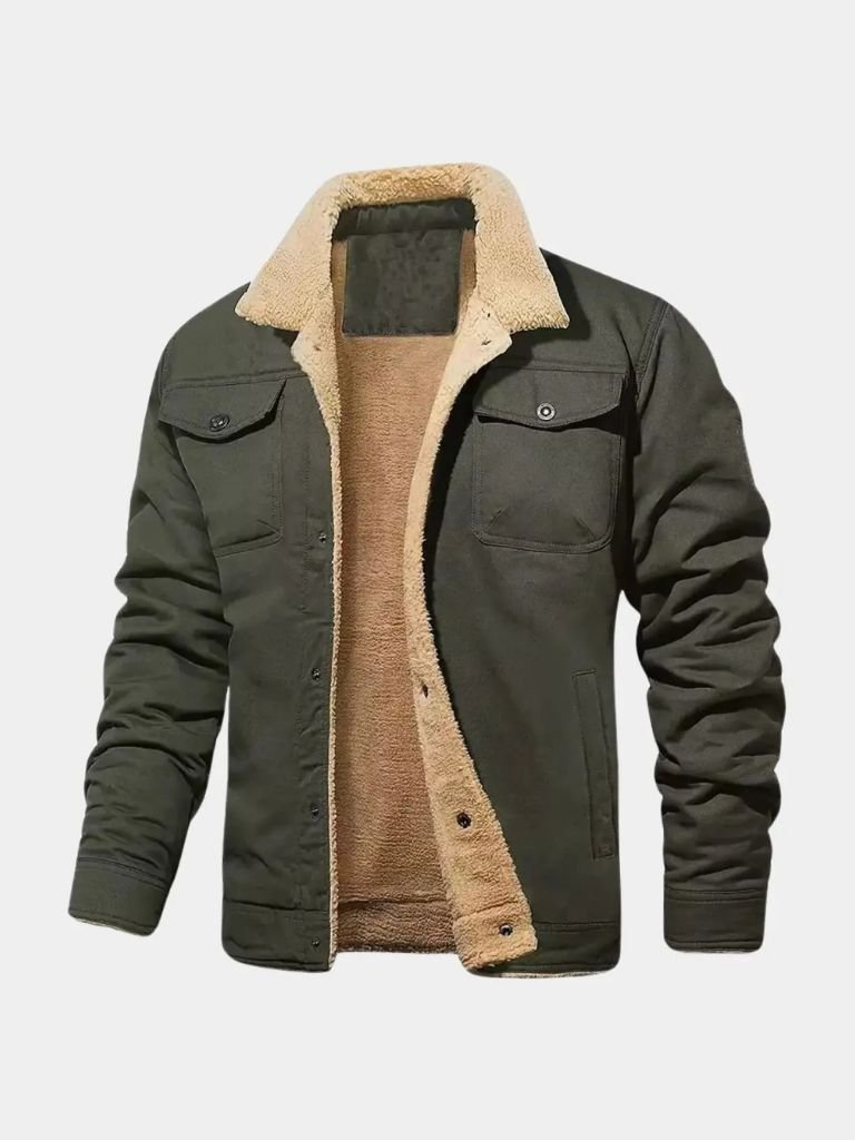 Vintage Fleece Bomber Jacket | Savile & Co.