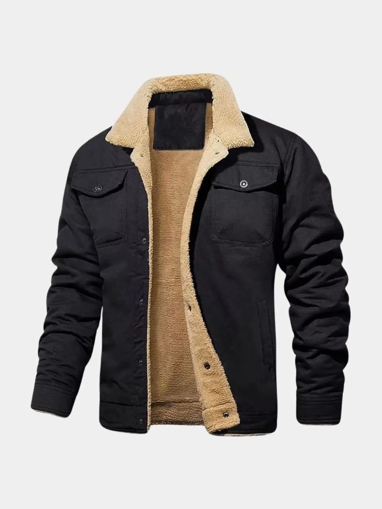 Vintage Fleece Bomber Jacket | Savile & Co.