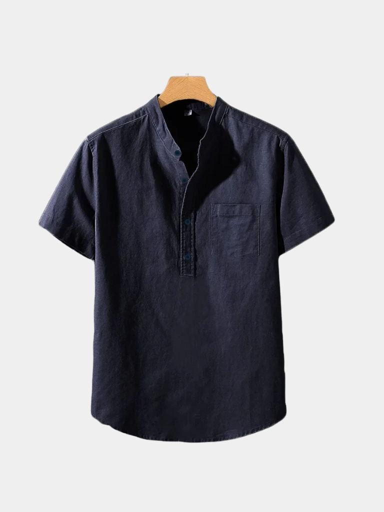 White Wellspring Linen T-Shirt | Savile & Co.