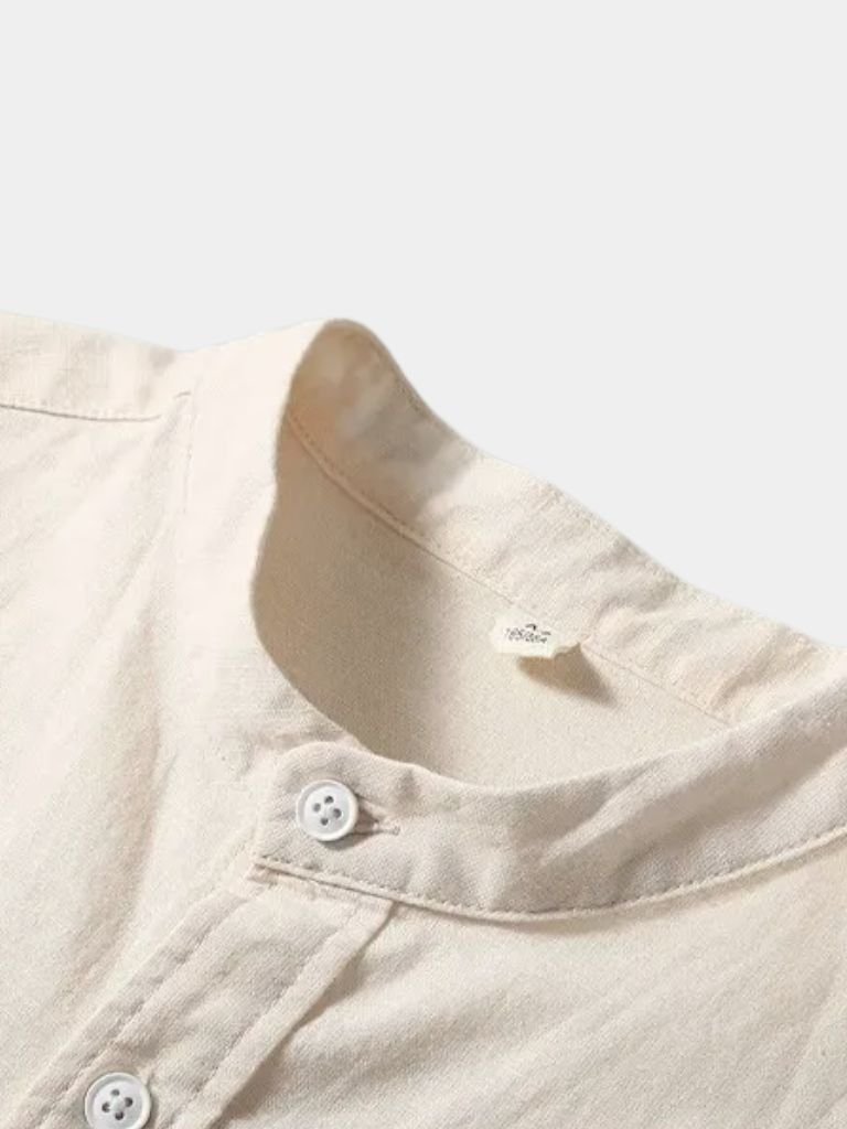 White Wellspring Linen T-Shirt | Savile & Co.